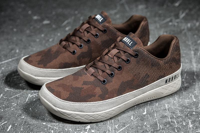 Camo Nobull Grizzly Camo Canvas Women's Trainers | CA H1906A